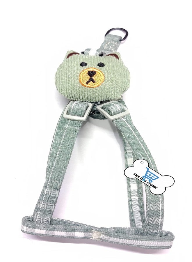 The DDS Store Dog Harness Cat Harness and Leash Dog Harness Medium No Pull Pug Harness Adjustable Dog Harness Puppy Harness for Small Dogs (15mm (Medium), Green) - Image 3
